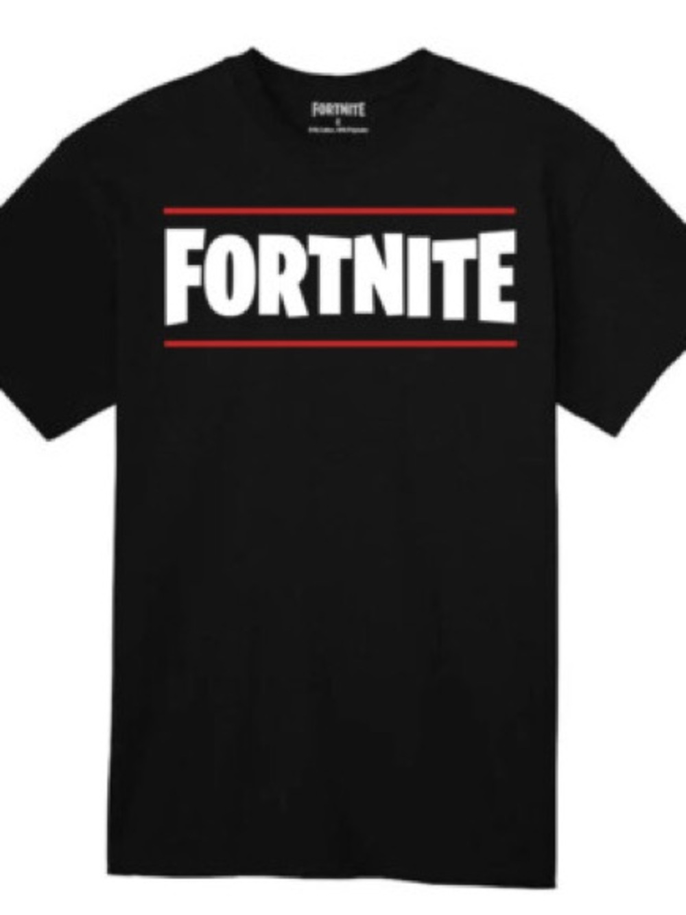 Fortnite Kids Black Short Sleeve Logo Tee
